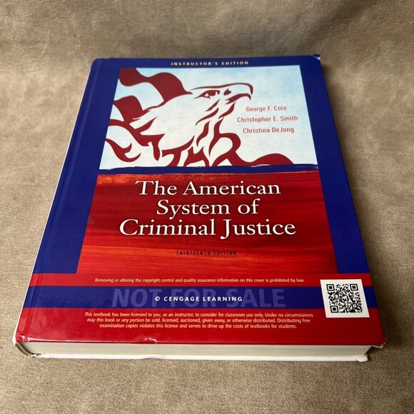 Cengage Advantage Books: The American System of Criminal Justice 13th Edition Ha - Picture 2 of 3
